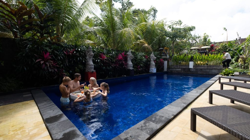 nawasakti resort ubud main pool view